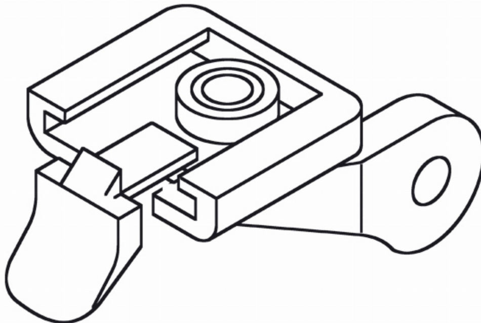 Cat Eye Rücklichthalterung Vertikal Adapter