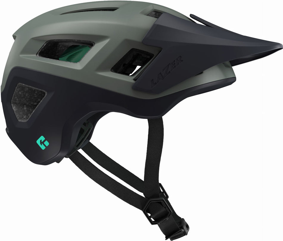 Lazer Coyote KinetiCore MTB-Helm Matte Dark Green