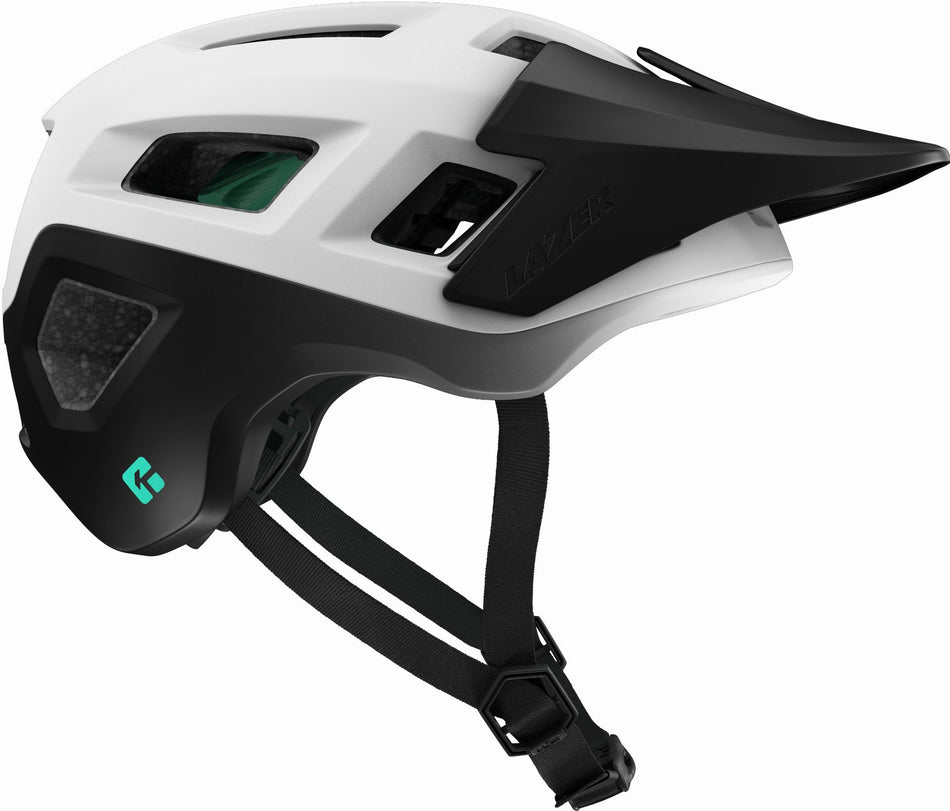 Lazer Coyote KinetiCore MTB-Helm Matte White Black