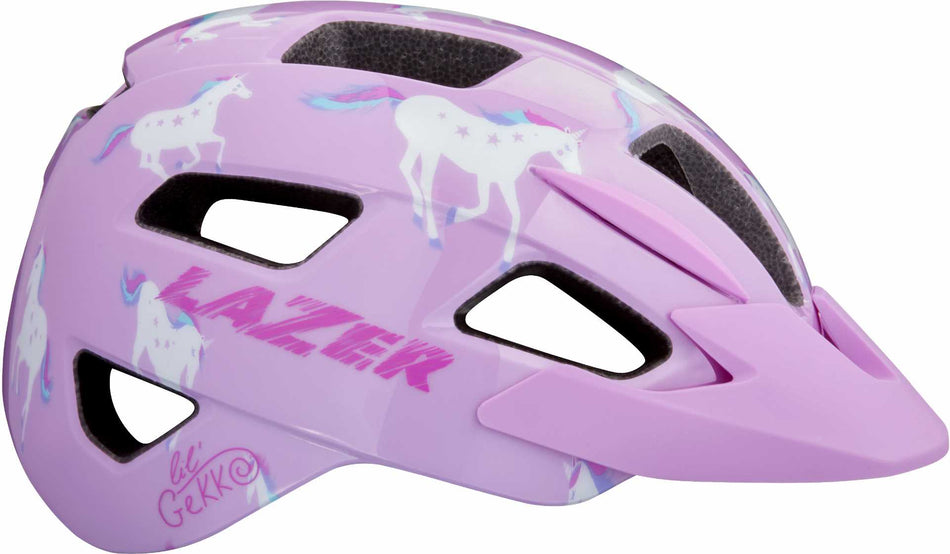 Lazer Lil' Gekko + NET Kinder-Helm unicorns 46-50 cm