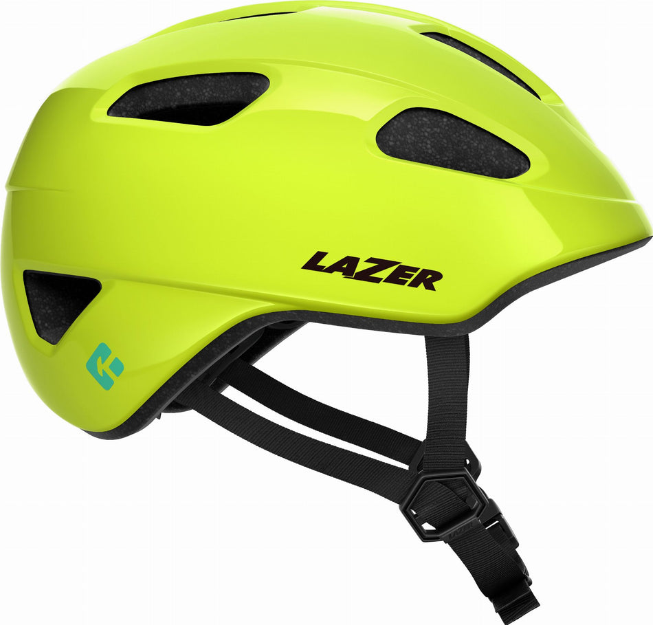 Lazer Nutz KinetiCore Kinder-Helm Flash Yellow 50-56 cm