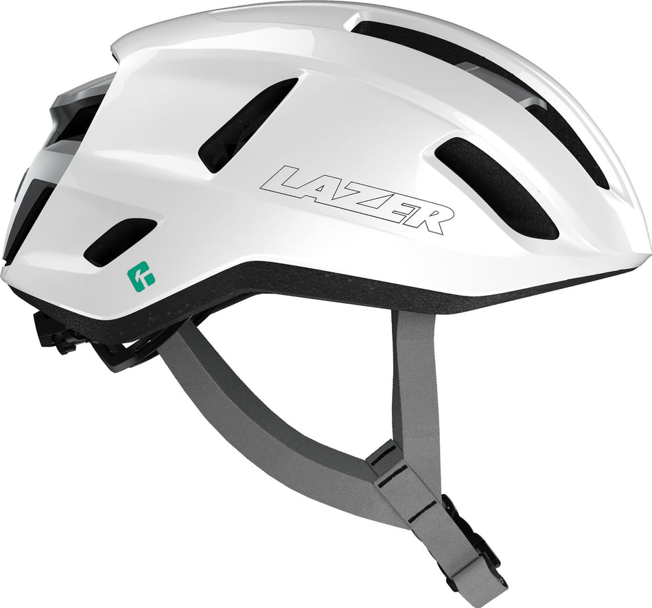 Lazer Sphere KinetiCore Rennrad-Helm white silver
