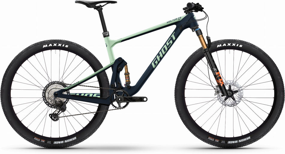 Ghost Lector FS SF Pro MTB-Fully 29" pearl dark blue / super light green - matt