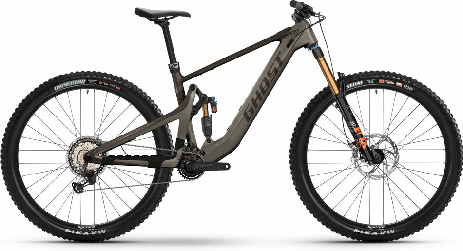 Ghost Path Riot Full Party 430 Wh E-Bike Fully 29" warm grey / dark chocolate - glossy