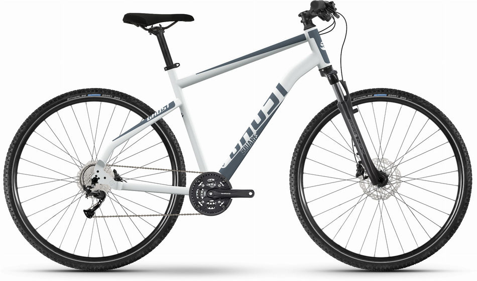 Ghost Square Cross Crossrad Diamant 28" light grey / dark grey - matt