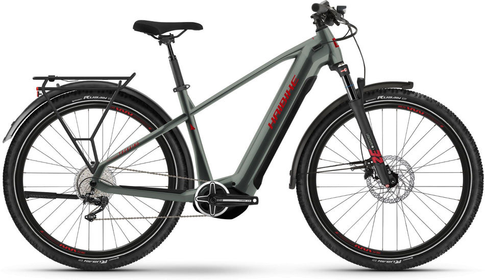 Haibike Trekking 5 720 Wh E-Bike Diamant 27,5" olive/red - gloss