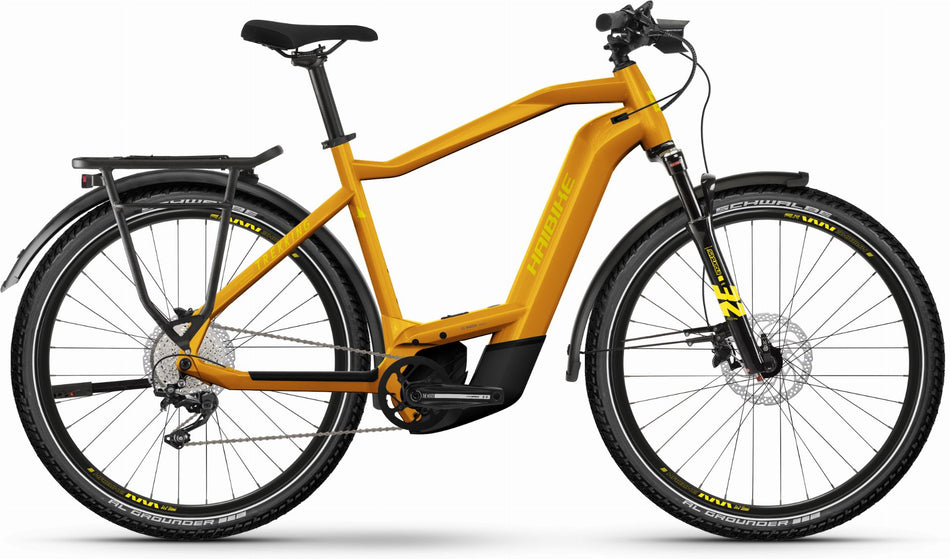 Haibike Trekking 8 750 Wh E-Bike Diamant 27,5" metal lava/yellow - gloss