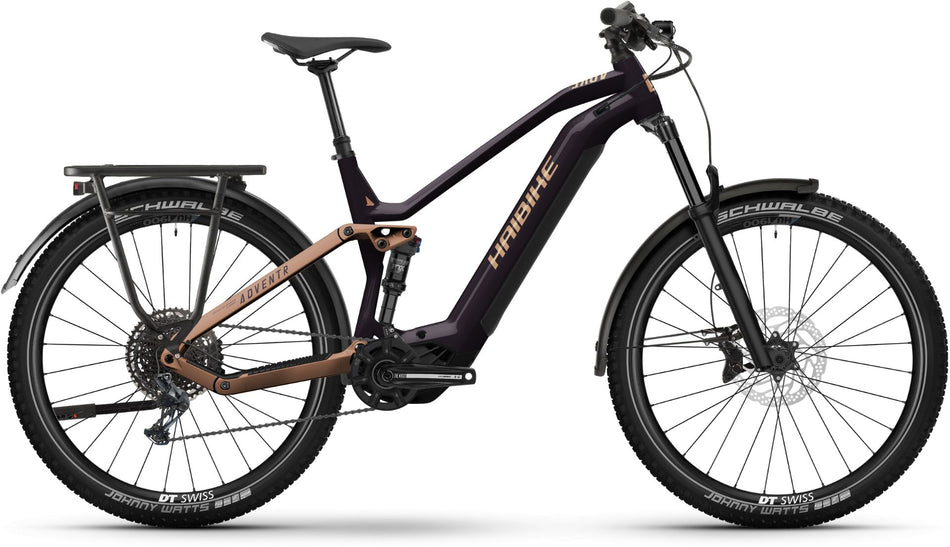 Haibike Adventr SE 720 Wh E-Bike Fully 29" purple/cognac - gloss