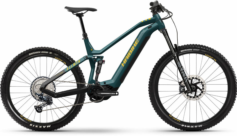Haibike AllMtn 7 720 Wh E-Bike Fully 29"/27,5" ocean/black/orange - gloss
