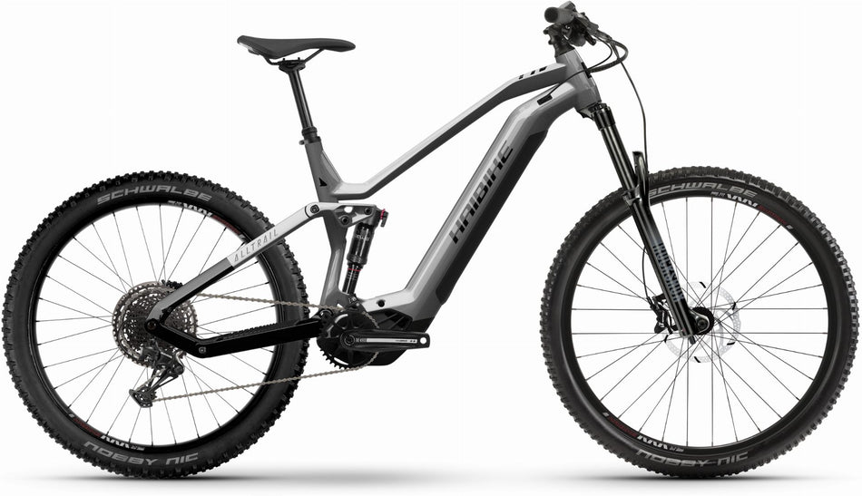 Haibike AllTrail 7 720 Wh E-Bike Fully 29"/27,5" platinum/black - gloss