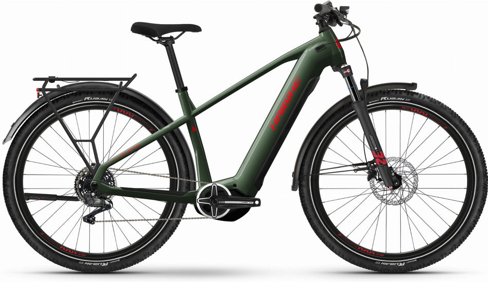Haibike Trekking 5 720 Wh E-Bike Diamant 27,5" olive/red - gloss