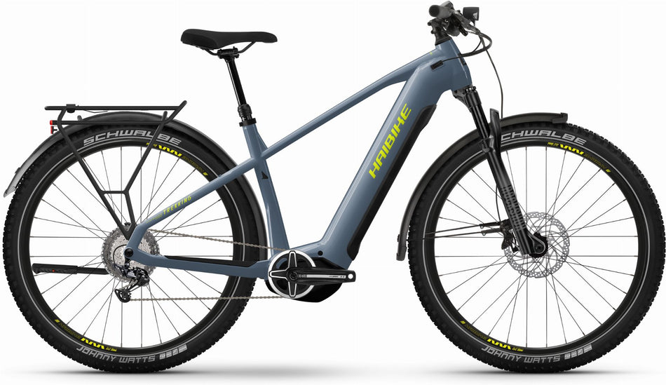 Haibike Trekking 7.5 720 Wh E-Bike Diamant 27,5" blue slate/yellow - gloss