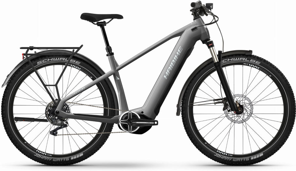 Haibike Trekking 7 750 Wh E-Bike Diamant 27,5" urban grey/white - gloss