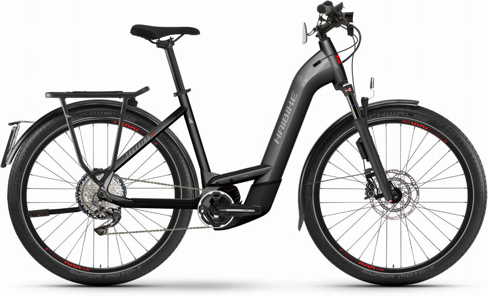 Haibike Trekking S 10 750 Wh E-Bike Wave 27,5" titan/silver - matt gloss