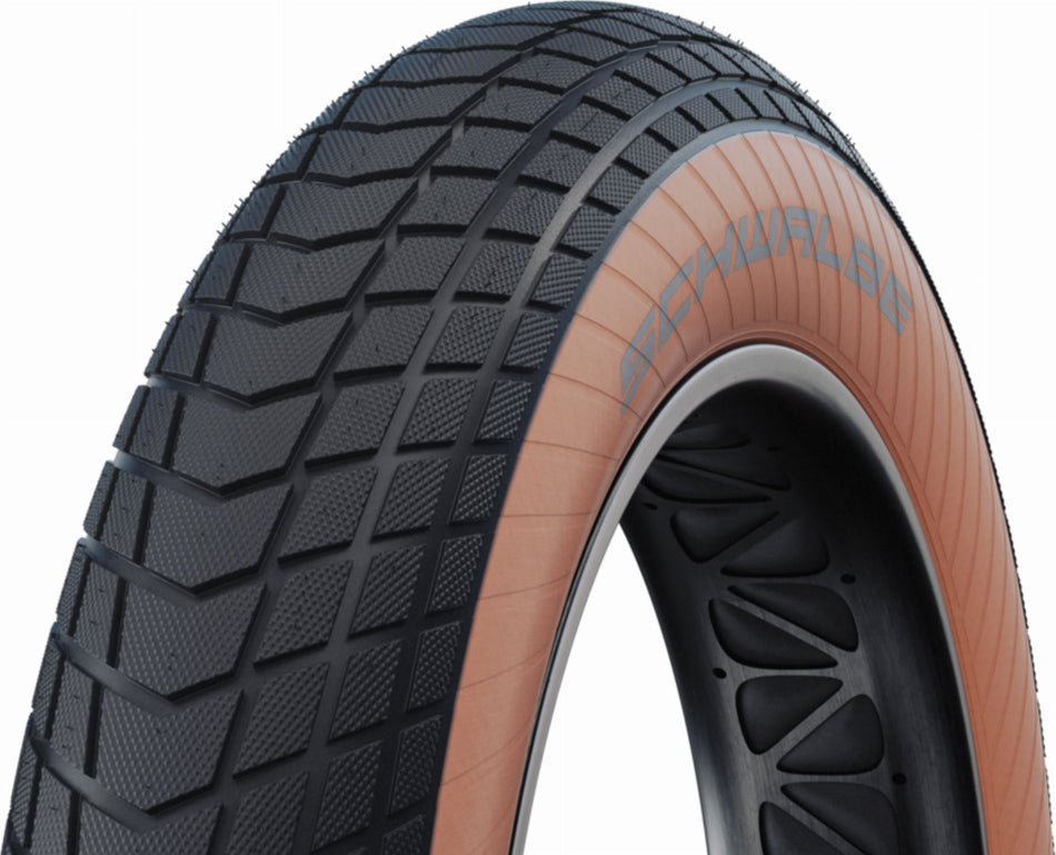 Schwalbe Super Moto-X Reinforced, Drahtreifen 20", Green Compound bronze sidewall 100-406