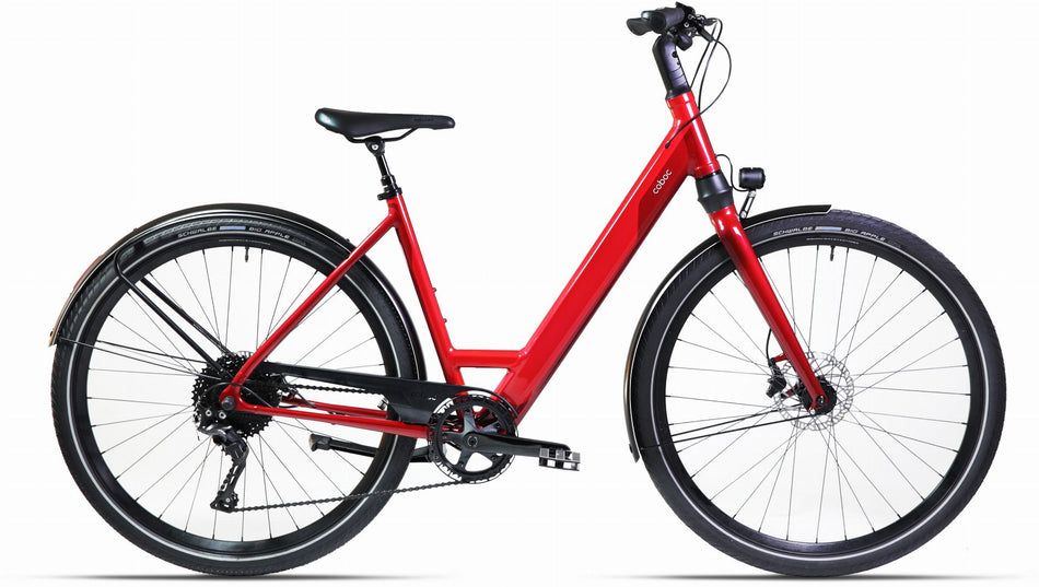 Coboc Kallio CMF 360 Wh E-Bike Wave 28" district red - rooftop red, gloss
