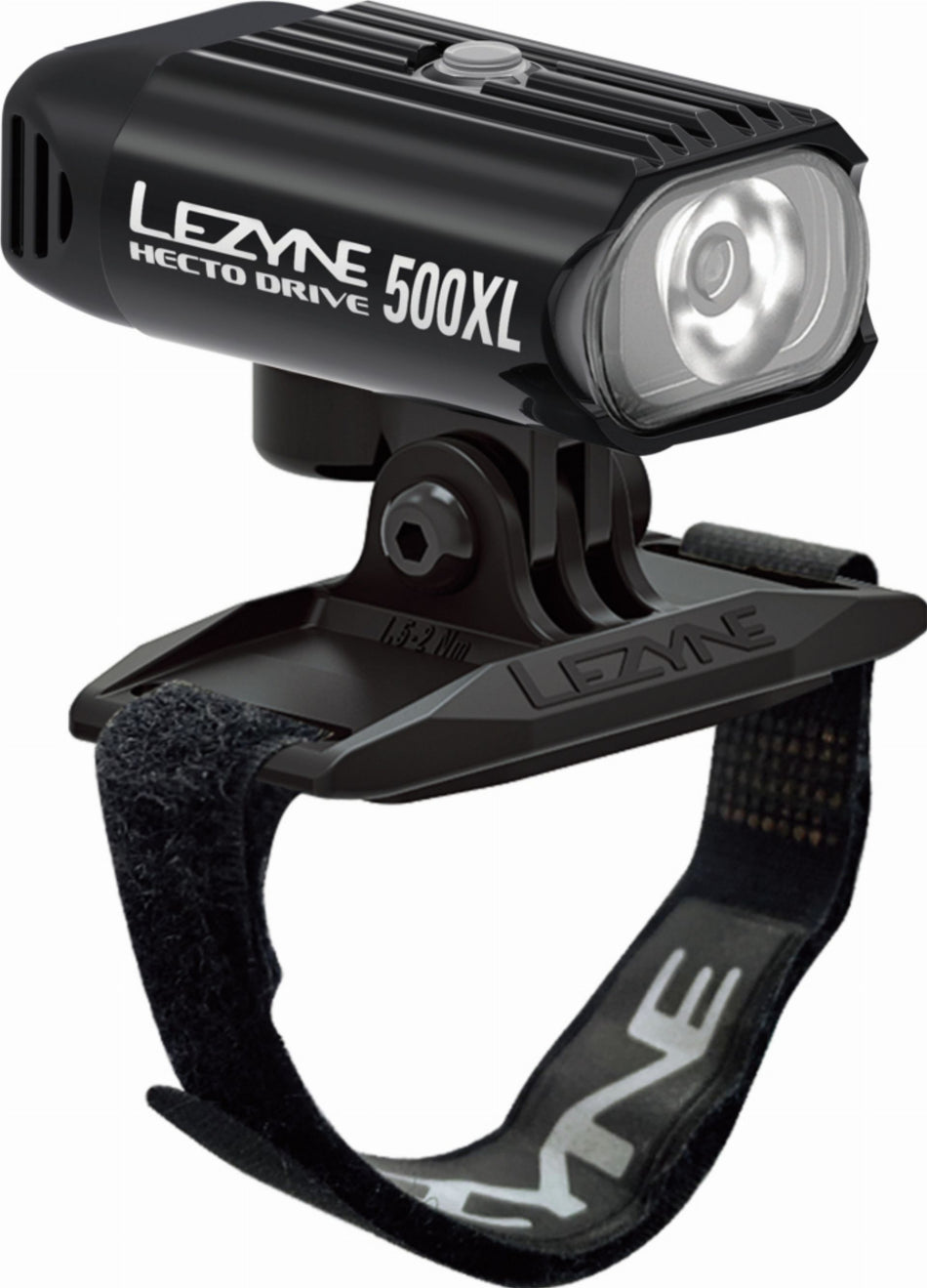Lezyne Helmlampe Hecto Drive 500XL schwarz-glänzend
