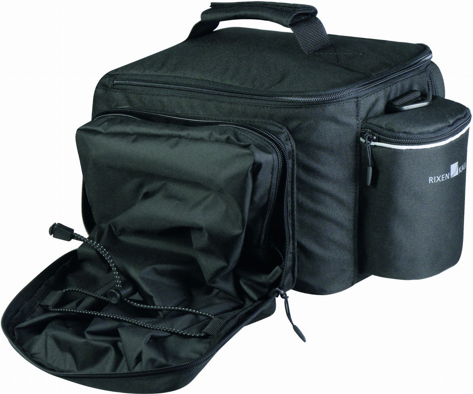KLICKfix Rackpack Sport Plus für Racktime Gepäckträgertasche schwarz 12 - 18 L