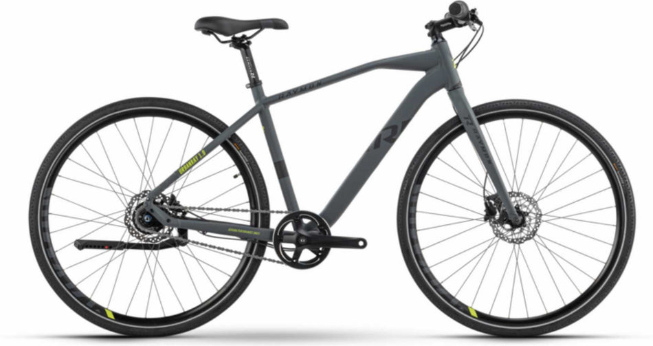 Raymon UrbanRay 1.0 Urban Bike Diamant 28" darkgrey/black/lime