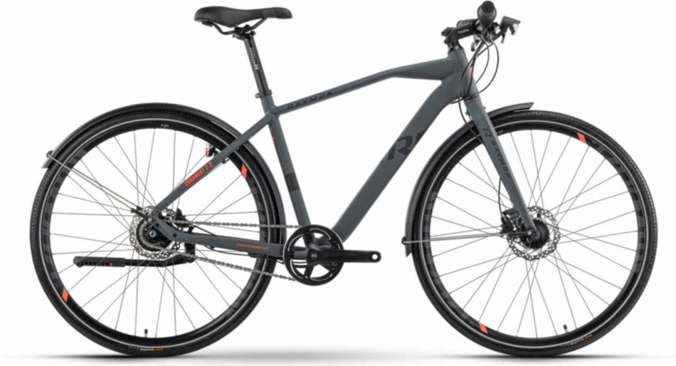 Raymon UrbanRay 2.0 Urban Bike Diamant 28" darkgrey/black/red