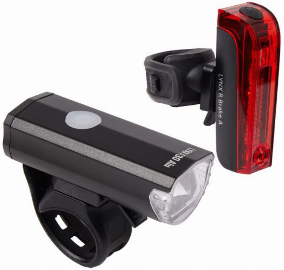 Lunivo Beleuchtungsset Lynx F30 Alu & Lynx R Brake A