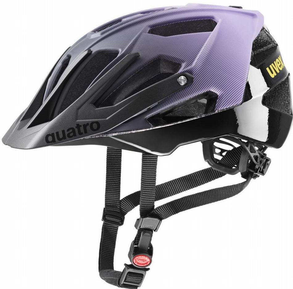 Uvex Quatro CC MTB-Helm lilac-black matt