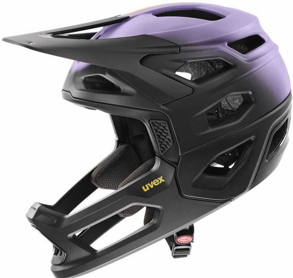 Uvex Revolt MTB-Helm lilac-black matt