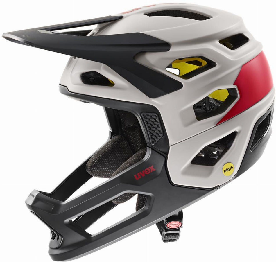 Uvex Revolt MIPS MTB-Helm oak brown-red matt