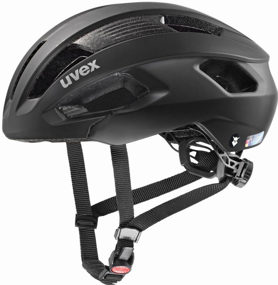 Uvex Rise CC Tocsen Rennrad-Helm black matt