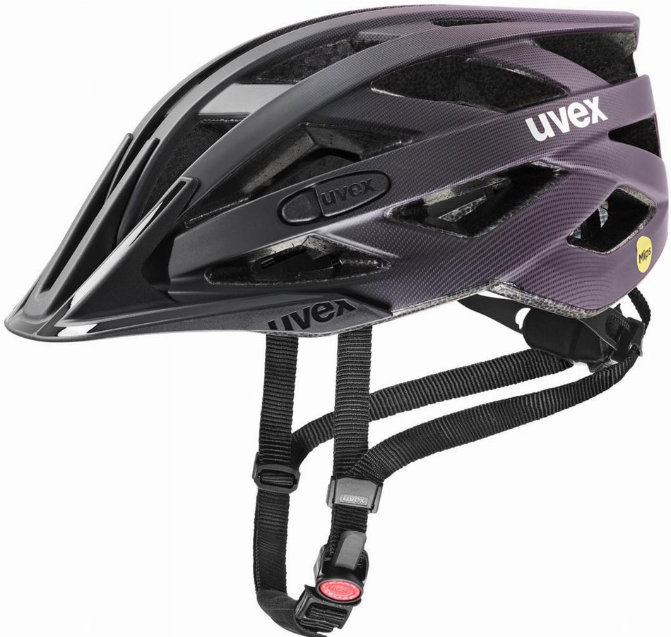Uvex I-VO CC Mips Helm black-plum matt