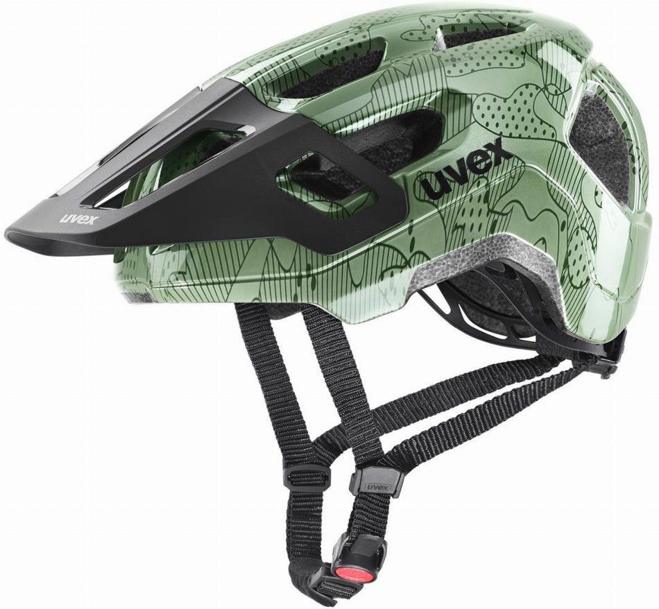 Uvex React Jr. Kinder-Helm moss green altimeter 52-56 cm