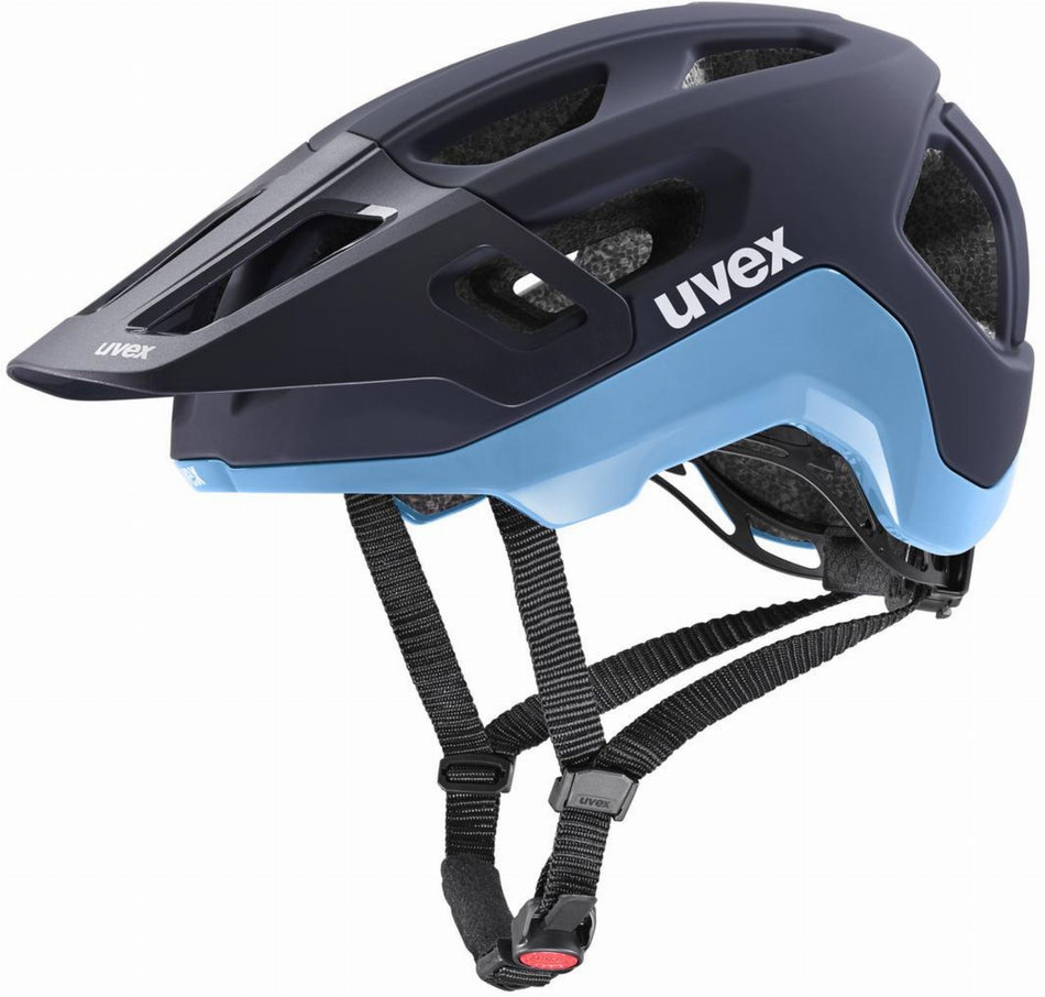 Uvex React MTB-Helm deep space-azure matt