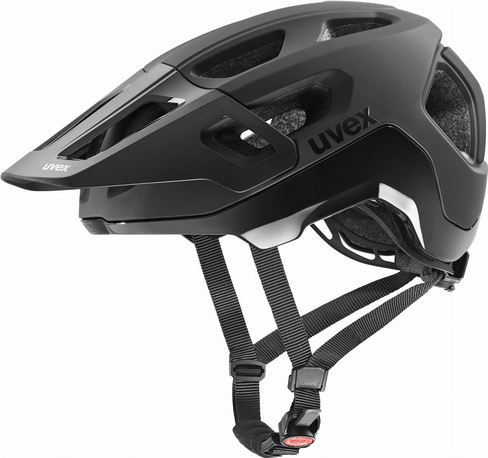 Uvex React MTB-Helm black matt