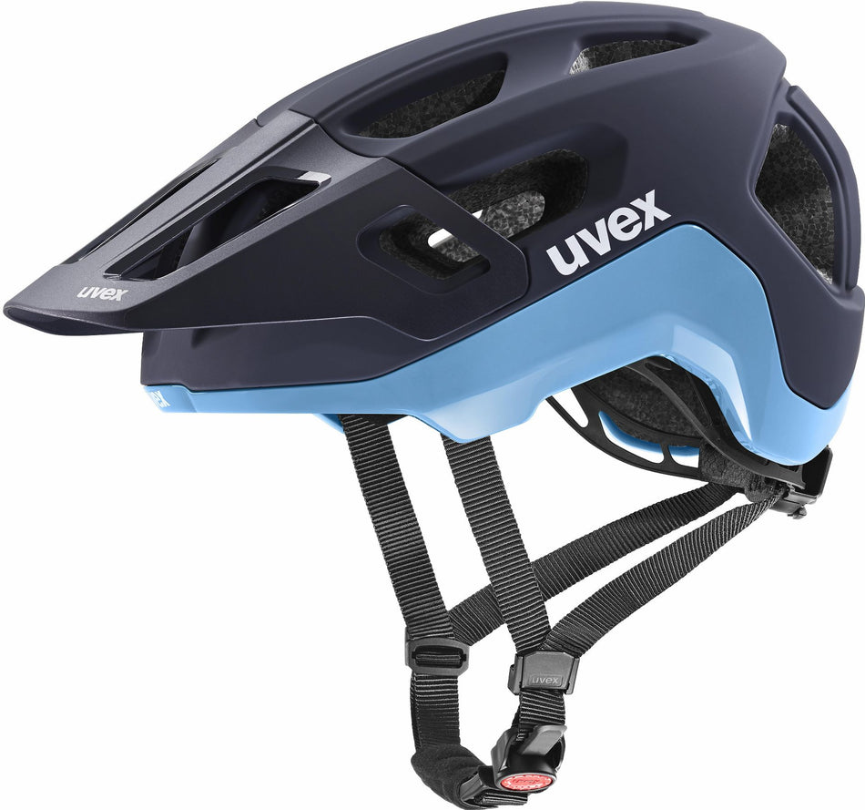Uvex React MTB-Helm deep space-azure matt