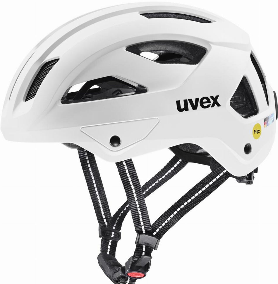 Uvex City Stride Mips Helm white matt