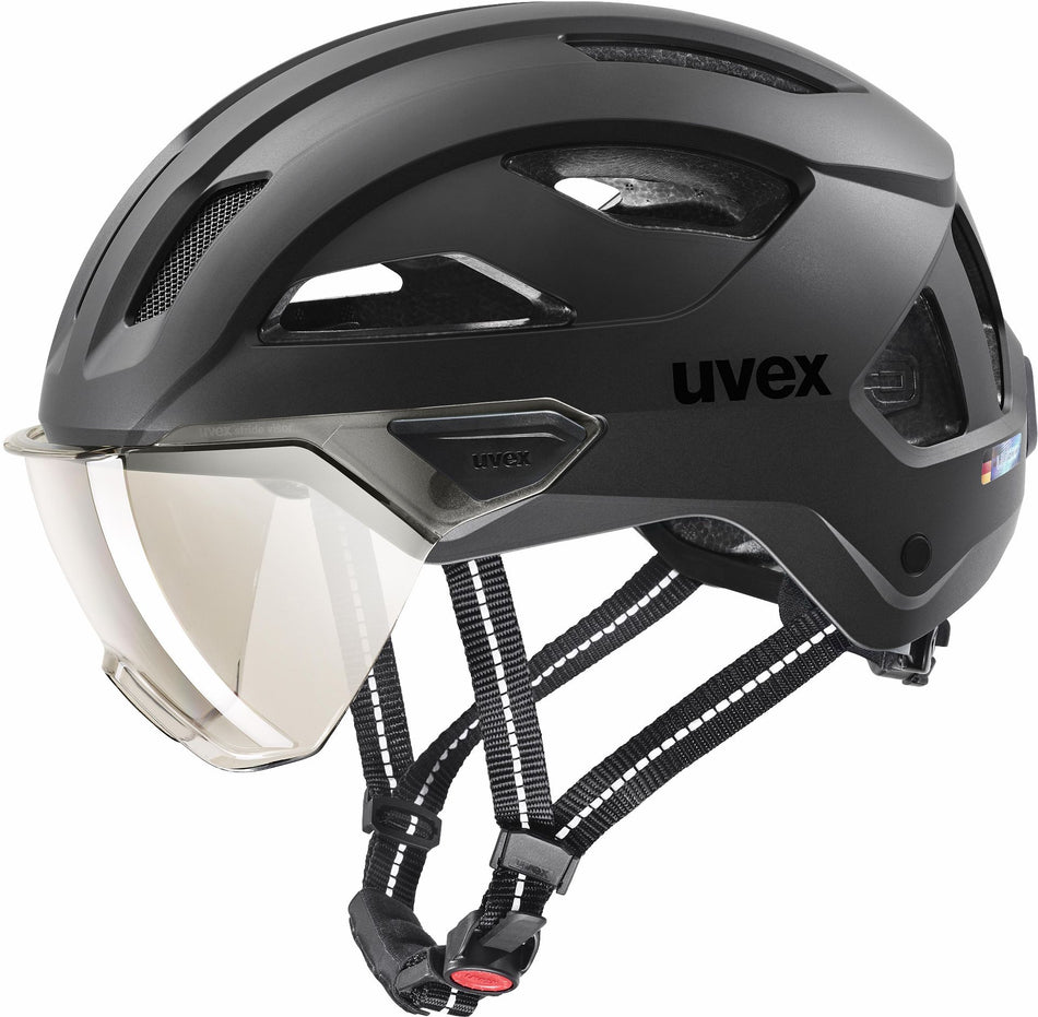 Uvex Stride Visor Helm black matt