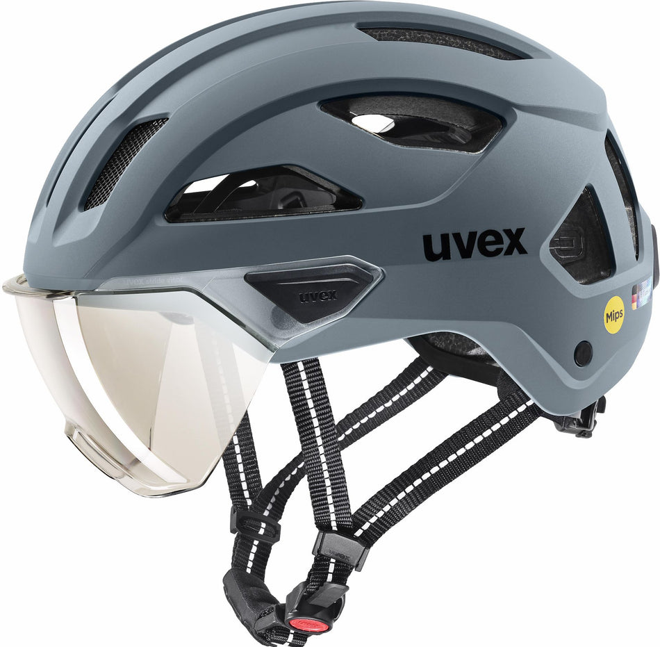 Uvex Stride Visor Mips Helm black matt