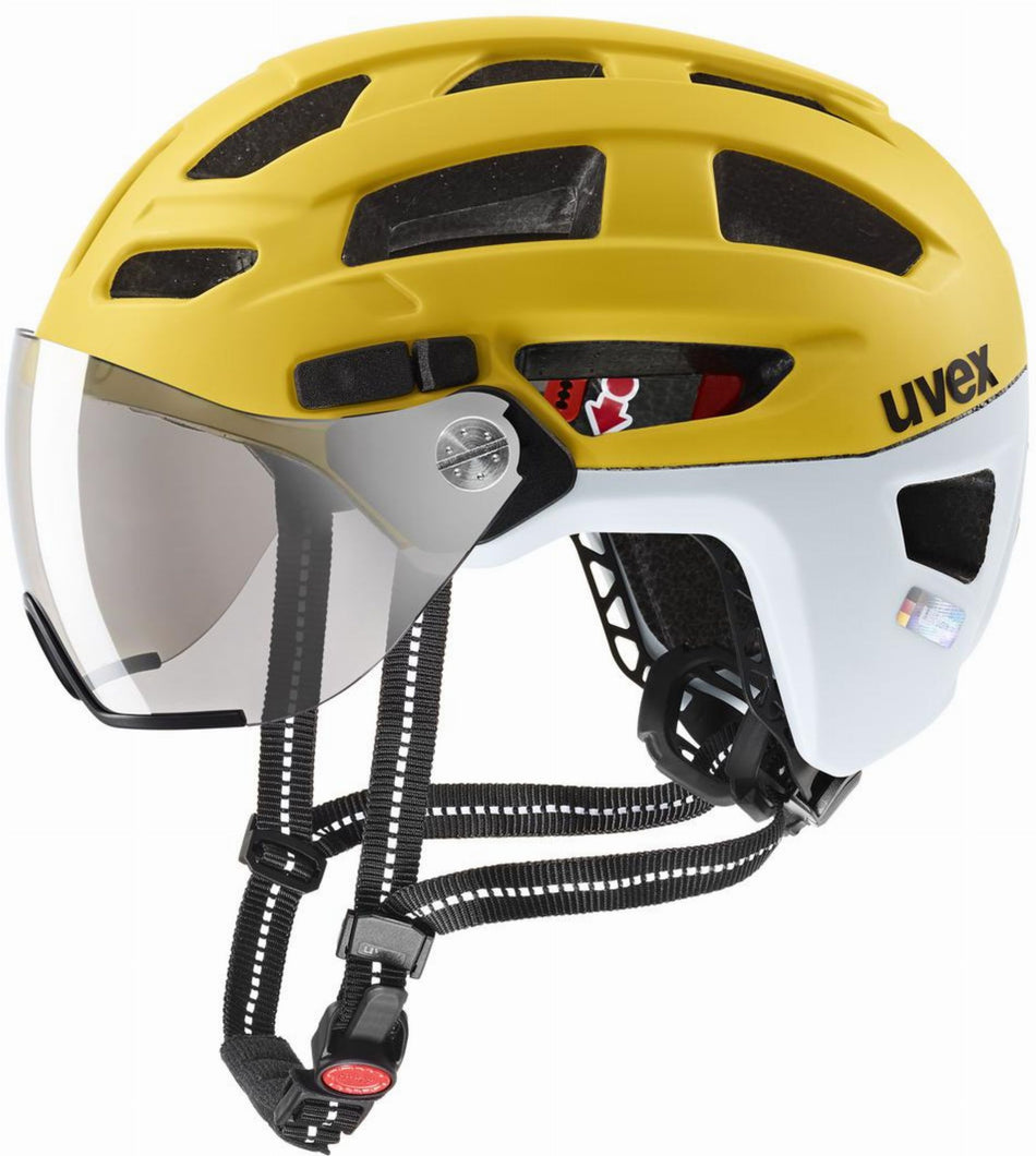 Uvex Finale Visor Helm sunbee-cloud matt