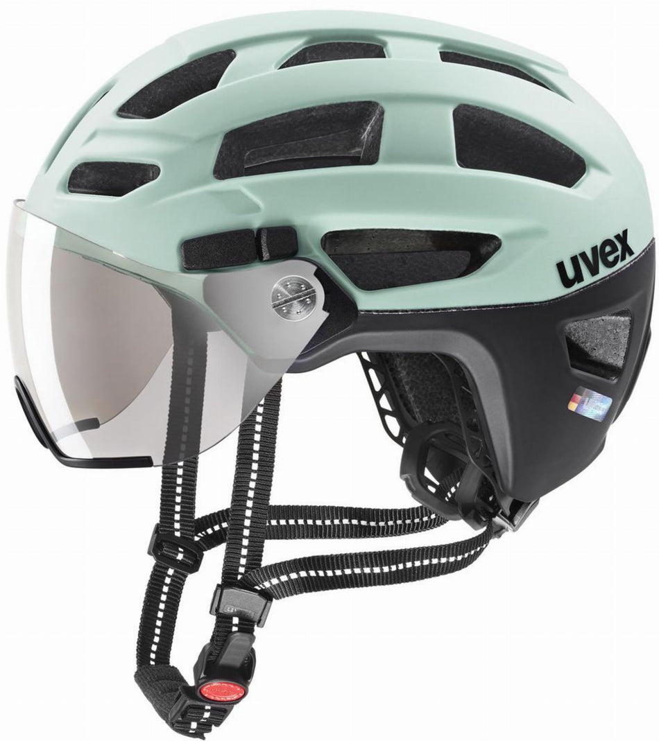 Uvex Finale Visor Helm jade-black matt