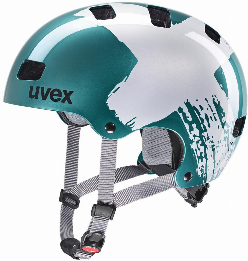 Uvex Kid 3 Kinder-Helm teal-silver