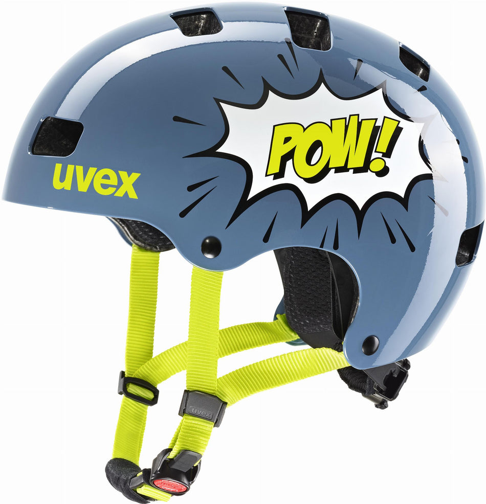 Uvex Kid 3 Kinder-Helm stone blue pow