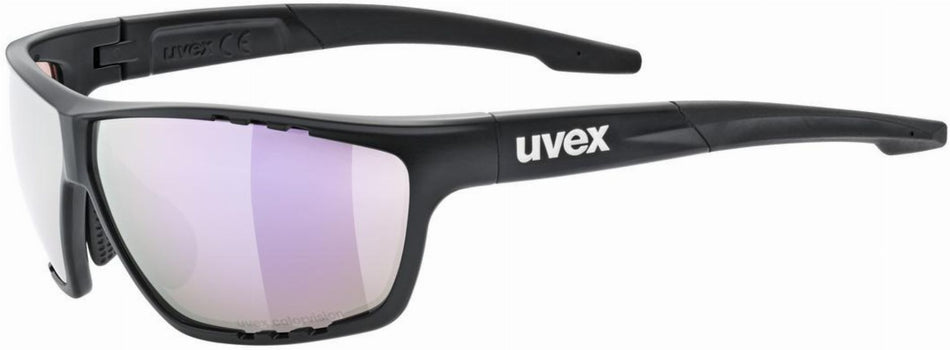 Uvex Sportstyle 706 CV MTB Brille black matt/pushy pink