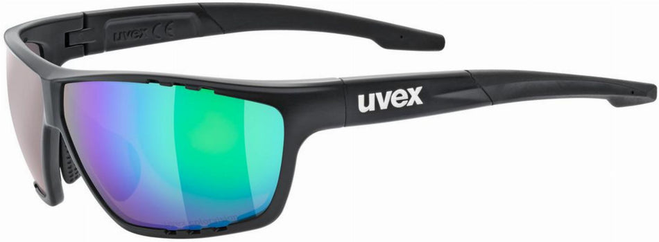 Uvex Sportstyle 706 CV MTB Brille black matt/glossy green