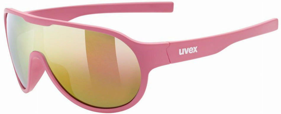 Uvex Sportstyle 512 Sportbrille pink matt/mirror red