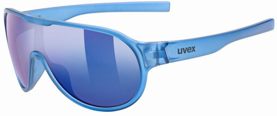 Uvex Sportstyle 512 Sportbrille blue transparent/mirror blue