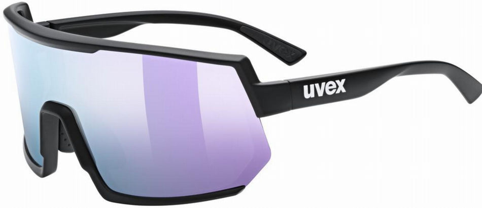 Uvex Sportstyle 235 MTB Brille black matt/mirror lavender