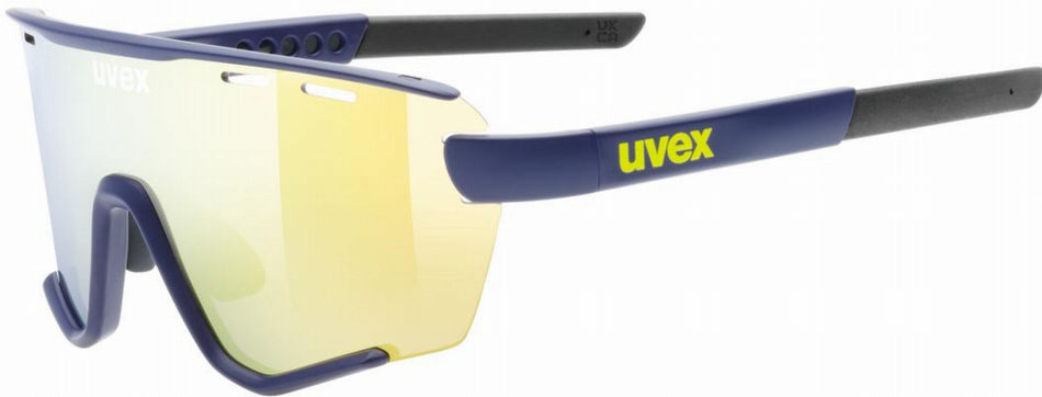 Uvex Sportstyle 236 S Set Sportbrille blue matt/mirror yellow
