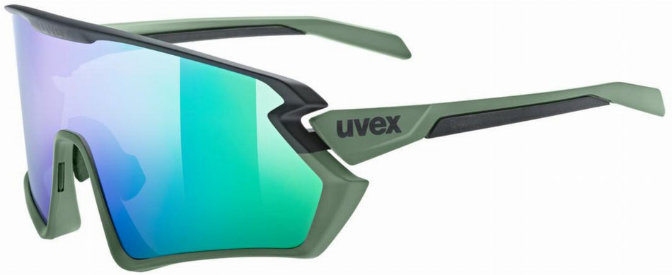 Uvex Sportstyle 231 2.0 Sportbrille moss green-black/mirror green