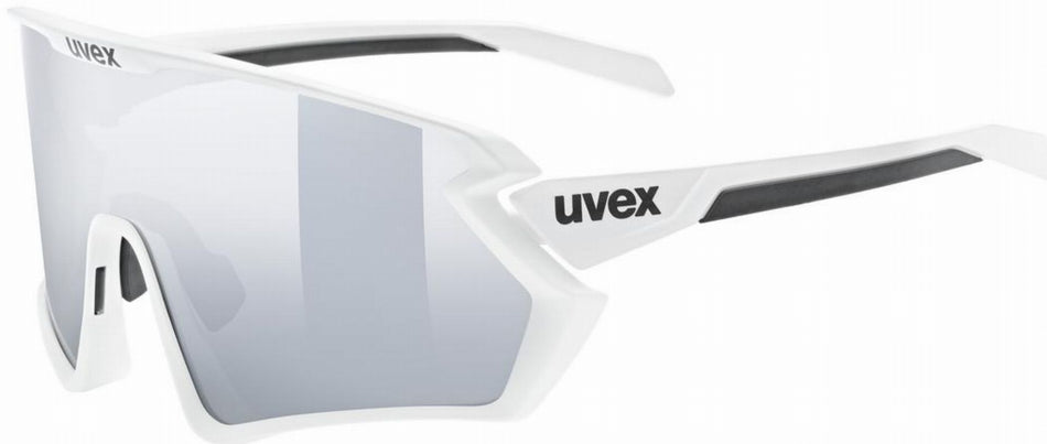 Uvex Sportstyle 231 2.0 Set Sportbrille white-black matt/mirror silver