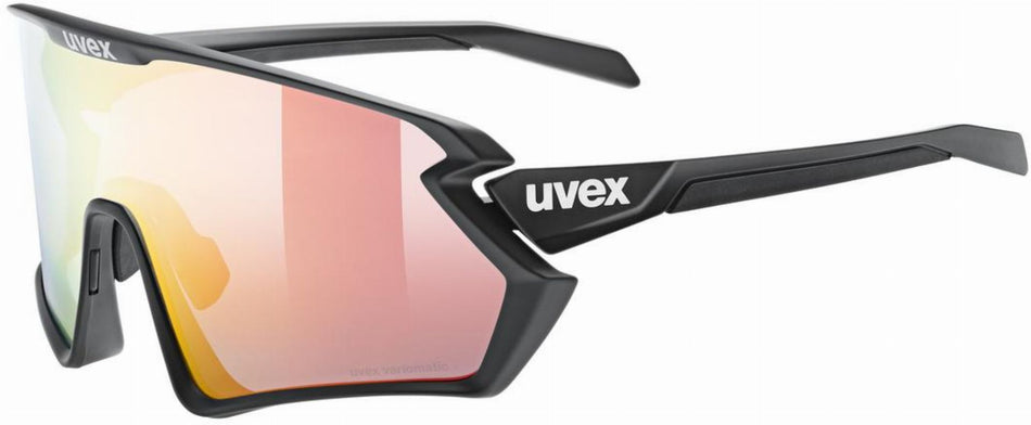 Uvex Sportstyle 231 2.0 V Sportbrille black matt/litemirror red